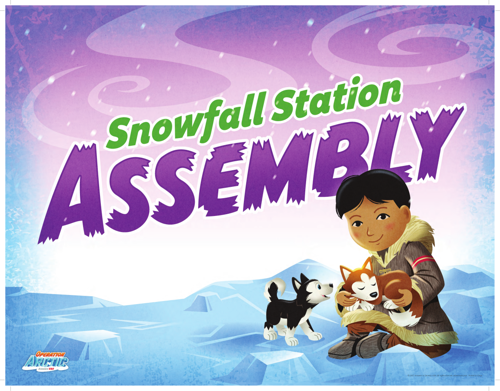 Rotation Signs: Snowfall Station Assembly