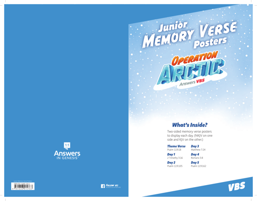 Memory Verse Posters: Junior