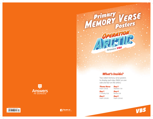 Memory Verse Posters: Primary