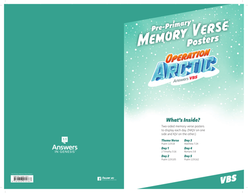 Memory Verse Posters: Pre-Primary