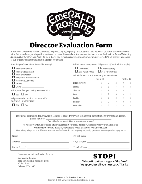 Director Evaluation