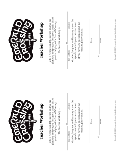 Workshop Invitation: Teacher