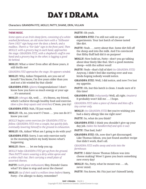 Drama Scripts