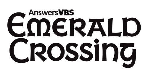 Emerald Crossing Logo: Black Medium