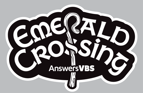 Emerald Crossing Logo: Simple One Color