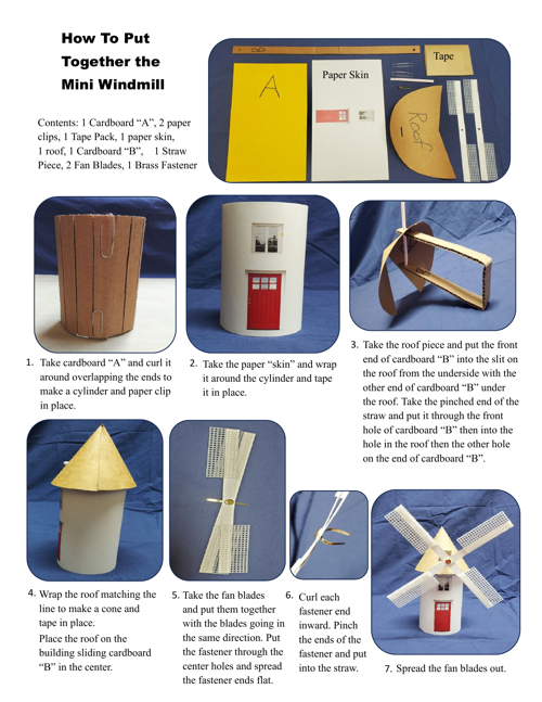 Homemade Windmill Handout