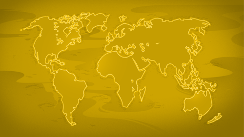 Background Slide Map Gold 1920X1080