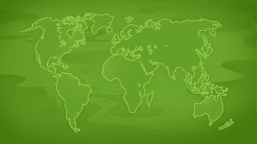 Background Slide Map Green 1920X1080