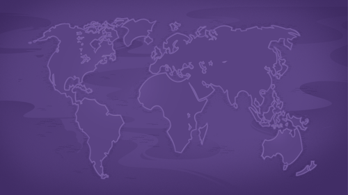 Background Slide Map Purple 1920X1080