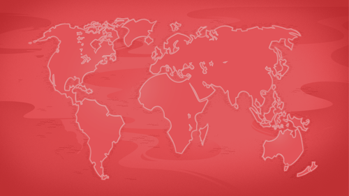 Background Slide Map Red 1920X1080