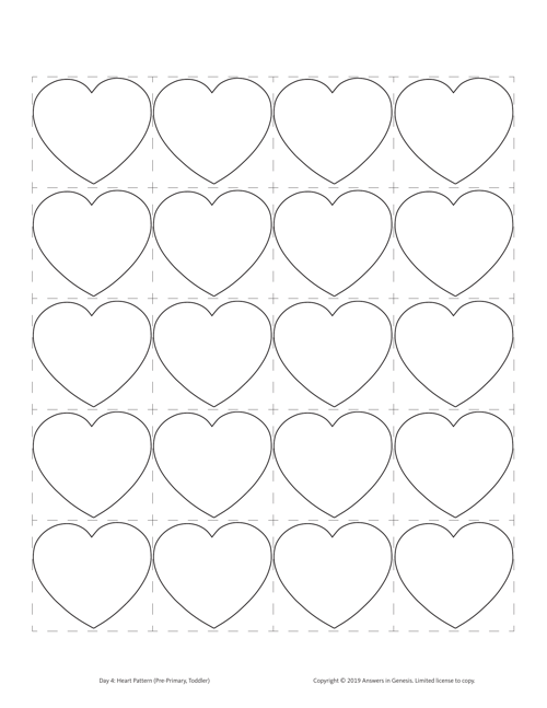 Day 4 Hearts Pattern