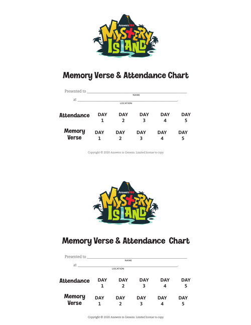 Attendance Chart