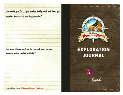 Prayer Journal Day 3 Nepal Page 1