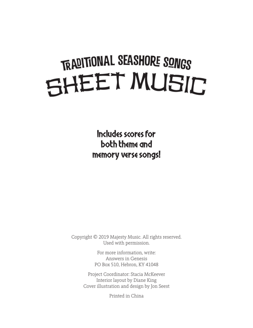 Traditional Sheet Music