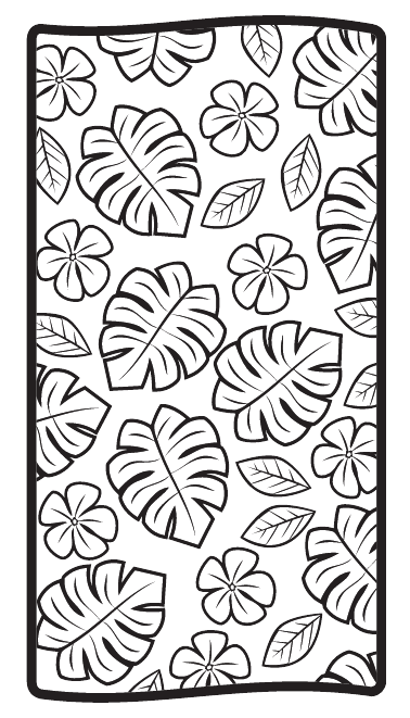 Beach Towel Floral