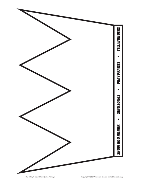 Day 3 Kings Crown Sheet