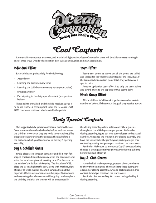 Cool Contests