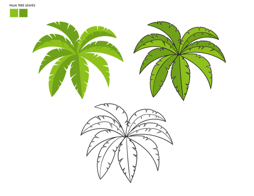 Palm Tree Leaves