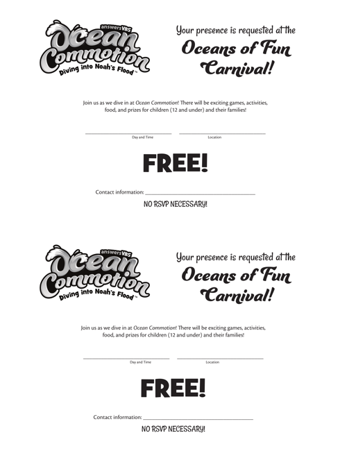 Promotional Kickoff Invitation