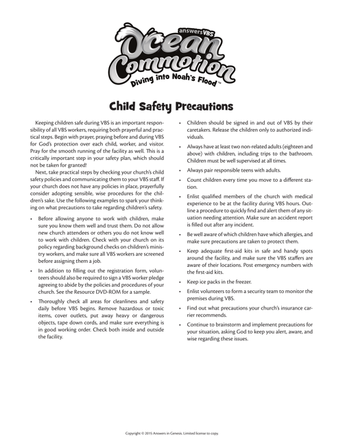 Child Safety Precautions