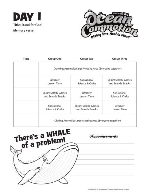 Daily Schedules