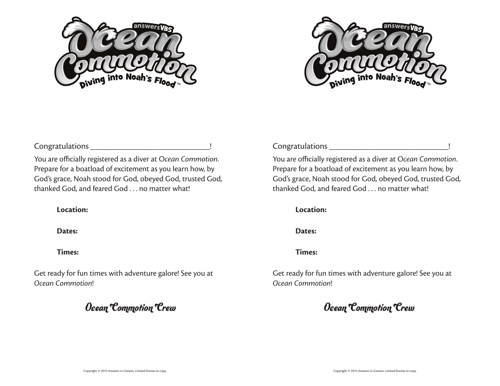 Registration Confirmation