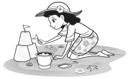 Sand Castle Girl