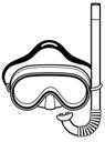 Scuba Mask And Snorkel