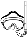 Scuba Mask And Snorkel