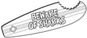 Shark Bite Surfboard 1
