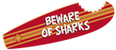 Shark Bite Surfboard Red 1