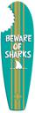 Shark Bite Surfboard Teal 2