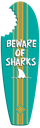 Shark Bite Surfboard Teal 2