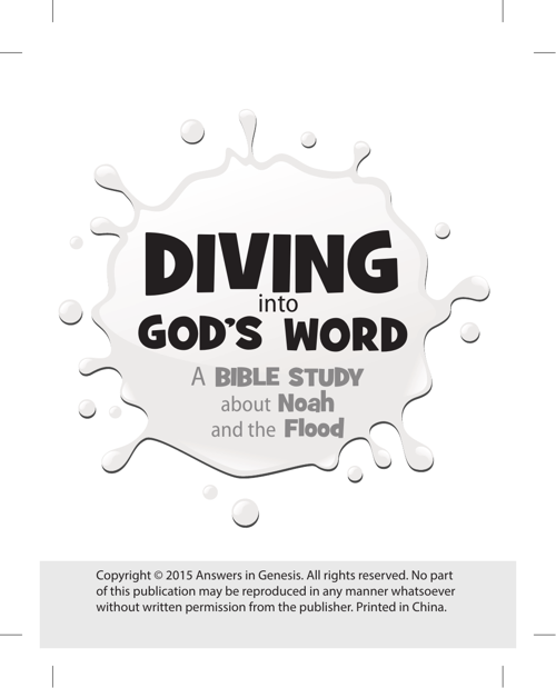 Diving Into God's Word