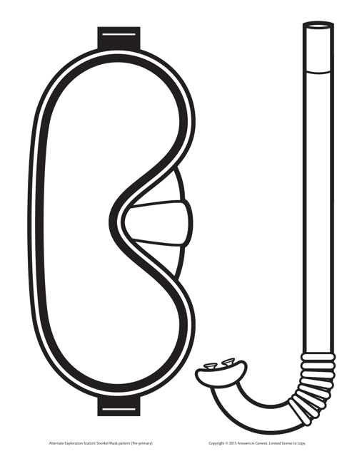 Snorkel Mask Pattern