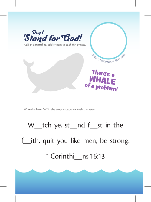 Pre-Primary/Toddler Dive Log KJV