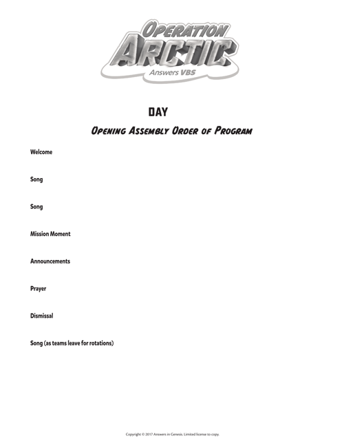 Assembly Order Of Program