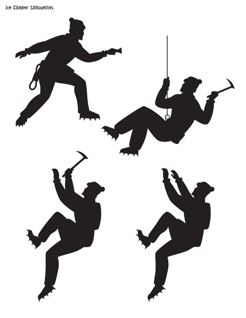 Ice Climber Silhouettes