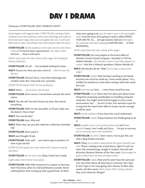 Drama Scripts