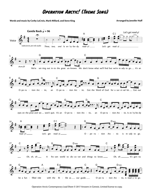 Operation Arctic Lead Sheet