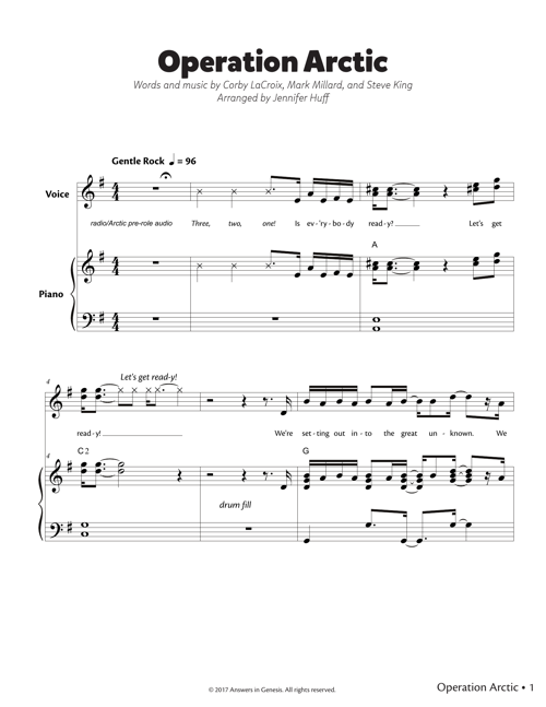 Contemporary Sheet Music