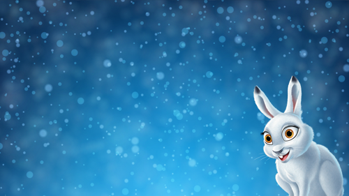 Oavbs Slides Background Arctichare Bluesnow