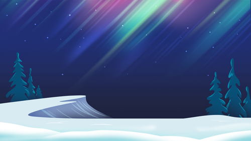 Oavbs Slides Background Northernlightssnow