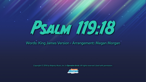 Traditional Memory Verse Slides: Psalm 119:18