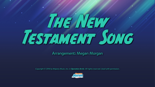 Traditional Memory Verse Slides: The New Testament Song