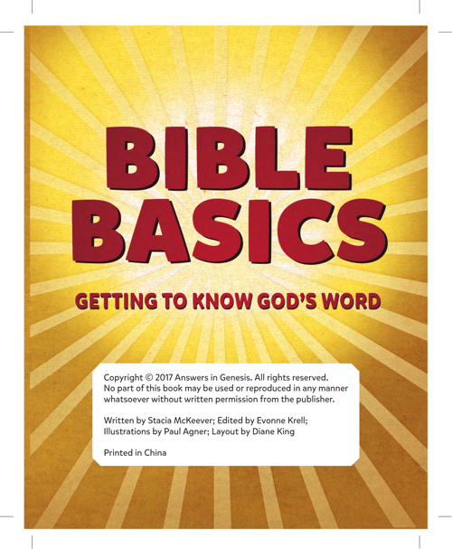 Bible Basics Booklet
