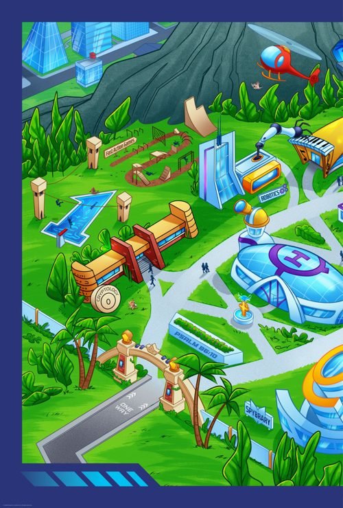 Scene Setter: Logo and Map