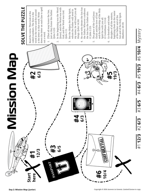 Day 2: Mission Map (Junior)