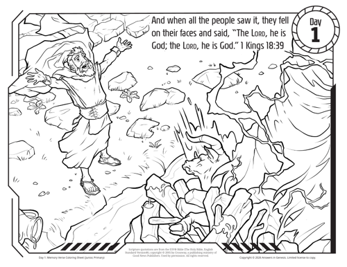 Memory Verse Coloring Sheets: Junior and Primary (ESV) [No Images of Jesus]