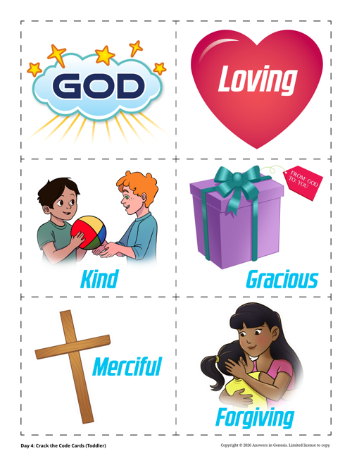 Day 4: Crack the Code Cards (Toddler)
